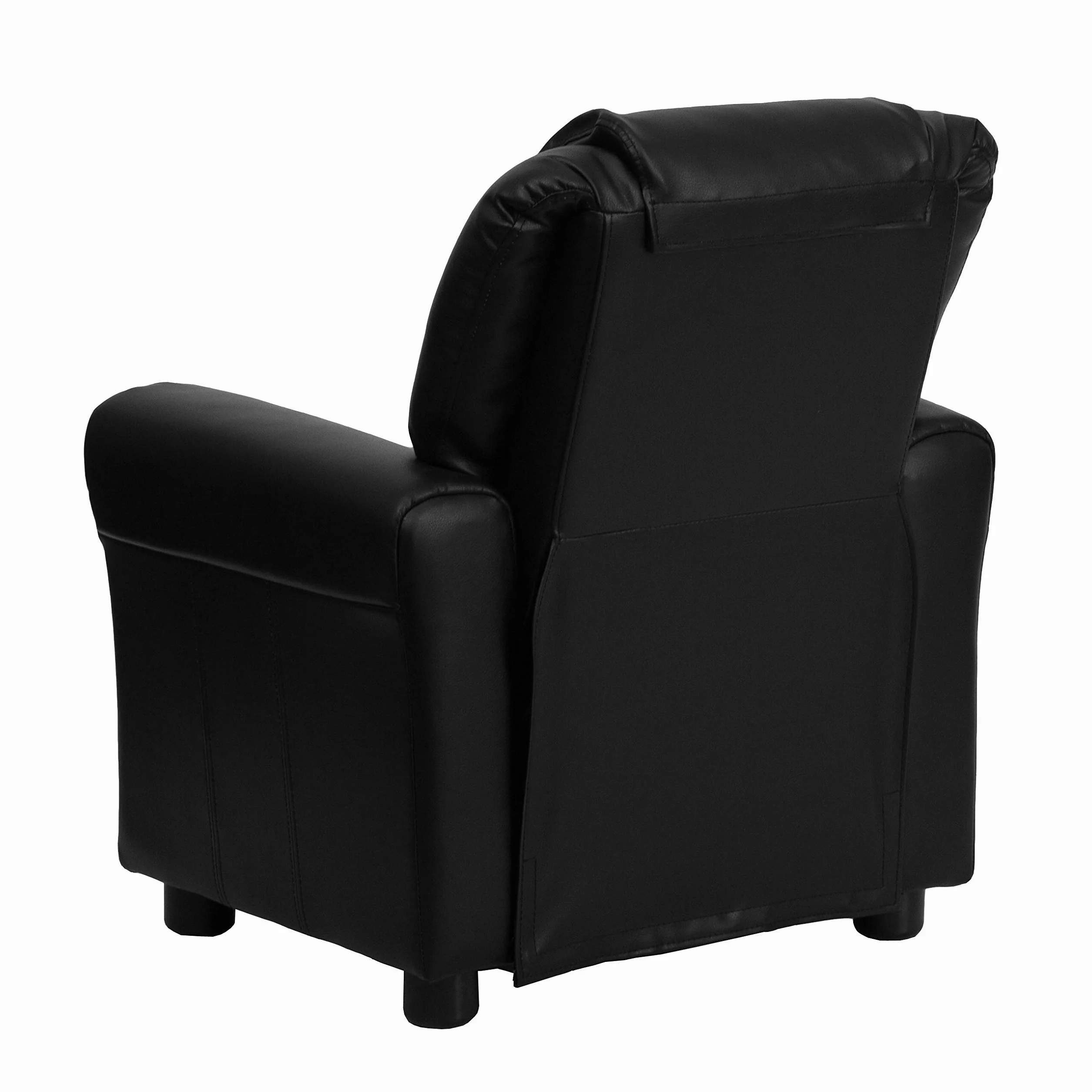 Flash Furniture Leżak dziecięcy skóra czarny 60.96 x 48.26 x 48.26 cm