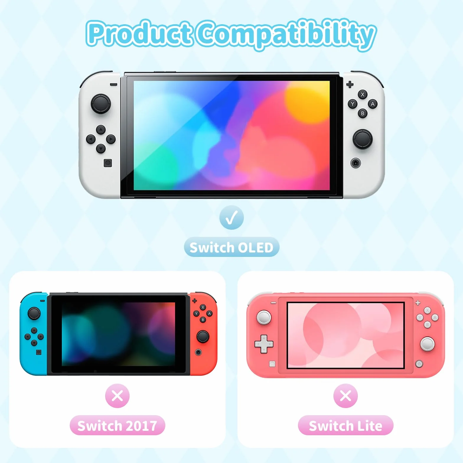 Kuitmor Etui ochronne do Switch OLED, Obudowa z PC