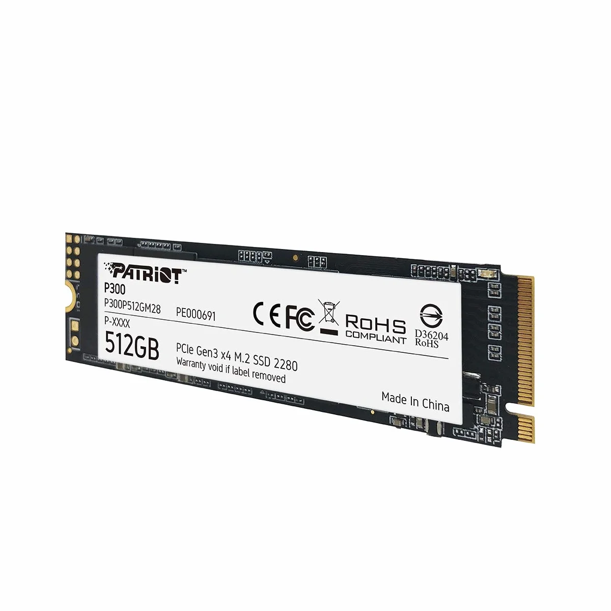 Patriot P300 M.2 PCIe Gen 3 x4 512 GB niskie zużycie energii SSD