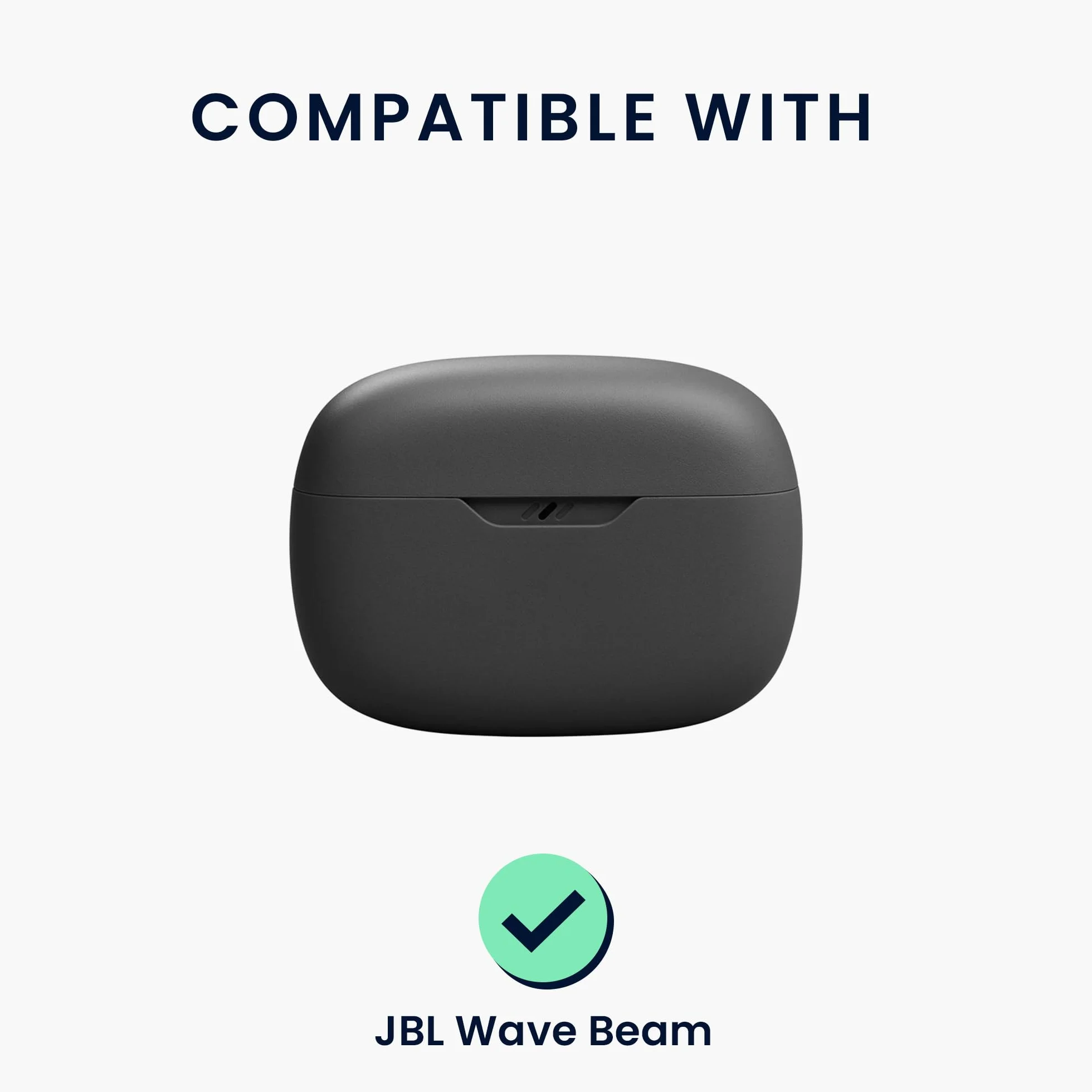 kwmobile Etui na słuchawki kompatybilne z JBL Wave Beam/Beam 2 / Wave 200TWS - Silikonowe etui ochronne - Ciemnoróżowy