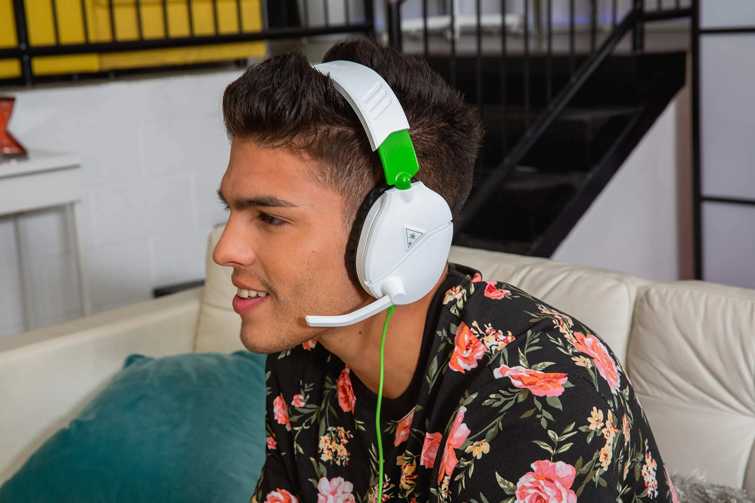 Turtle Beach Recon 70 Słuchawki Gamingowe Xbox Series X|S Xbox One PS5 PS4 Nintendo Switch PC biało-zielone
