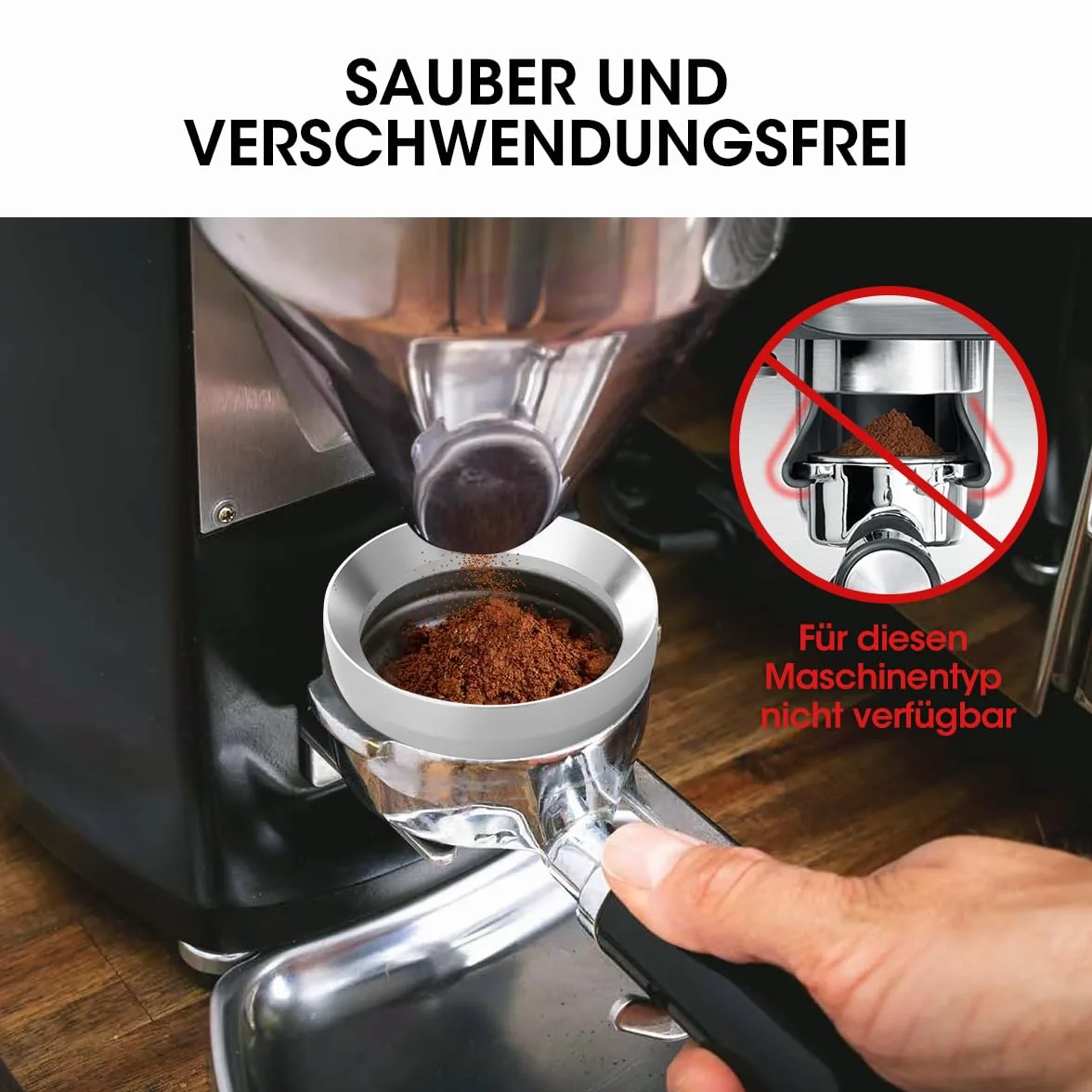 AIEVE lejek dozujący 58 mm do ekspresu kolbowego, kompatybilny z Rancilio Silvia, Bezzera BZ10