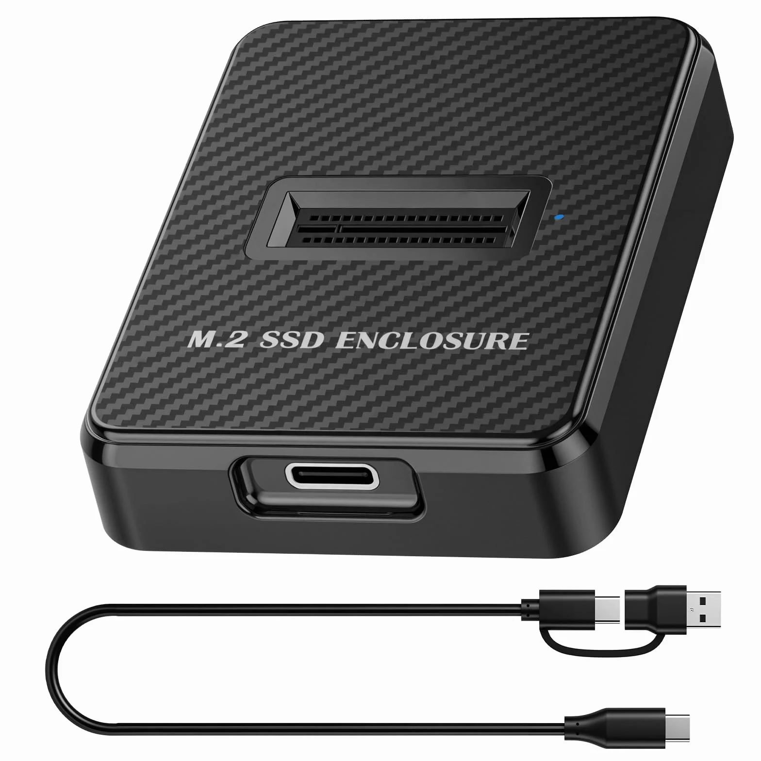 Stacja dokująca M.2 NVMe i SATA na USB C, adapter M.2 na USB C, zewnętrzny czytnik kart SSD 10 Gb/s, kompatybilny z kluczem M, kluczem B+M, do SSD 2280 2260 2242 2230