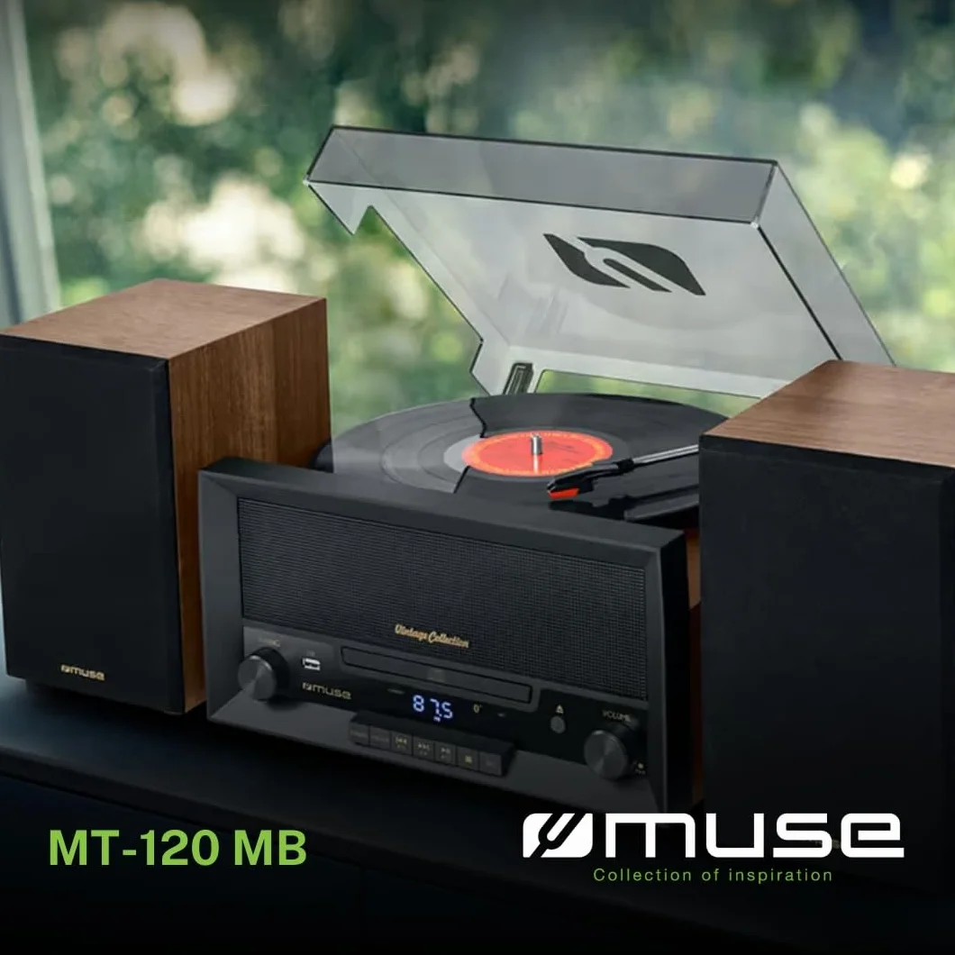 MUSE MT-120 MB Mikrosystem stereo z głośnikami