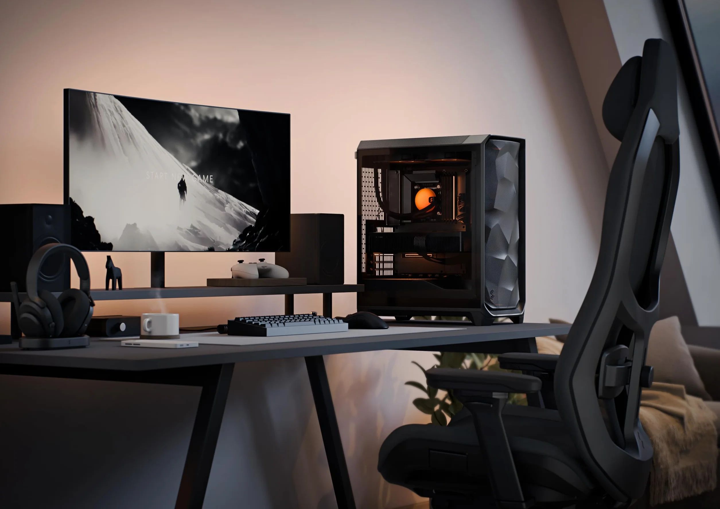Fractal Design Meshify 3 Black TG Light Tint etui komputerowe