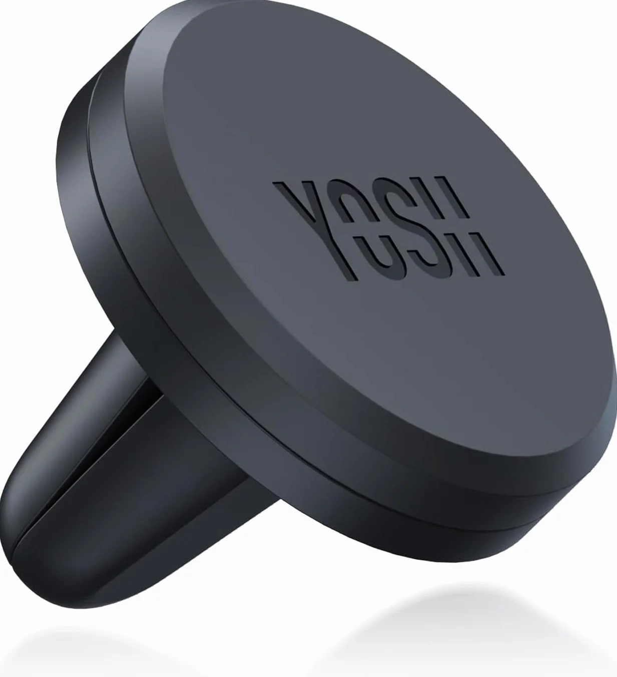 YOSH Magnetyczny Uchwyt na Telefon Samochodowy, Ulepszonymi Magnesami, Superstabily Uchwyt Samochodowy do Kratki Wentylacyjnej, Kompatybilny z iPhone & Samsung, Zawiera Metalowe Płytki