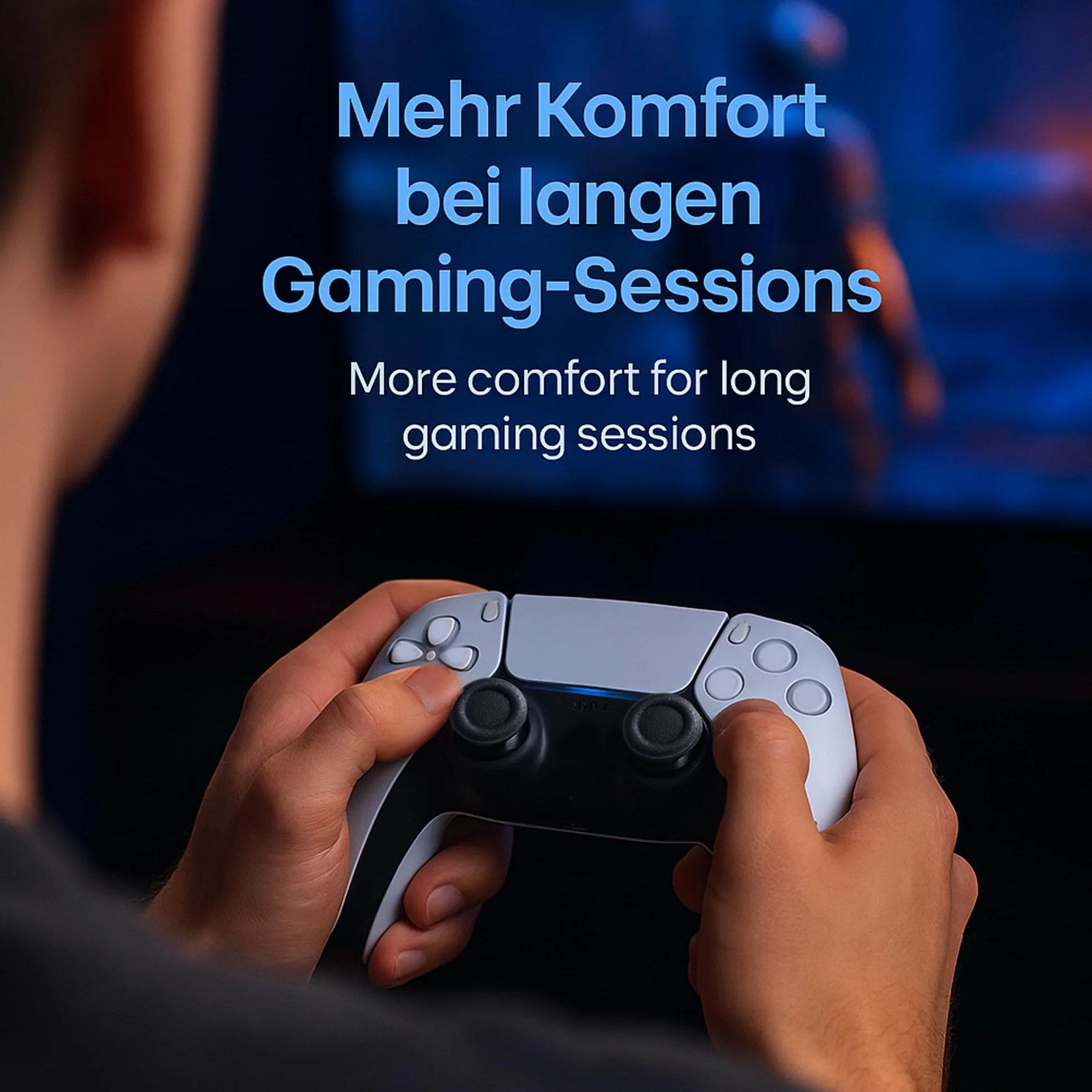 MatoSan Thumbstick wymienne nakładki z silikonu, zestaw 4 sztuk, kompatybilne z kontrolerem PS5 i kontrolerem PS4, antypoślizgowy uchwyt dla precyzyjnego sterowania, nakładki ochronne do analogowych