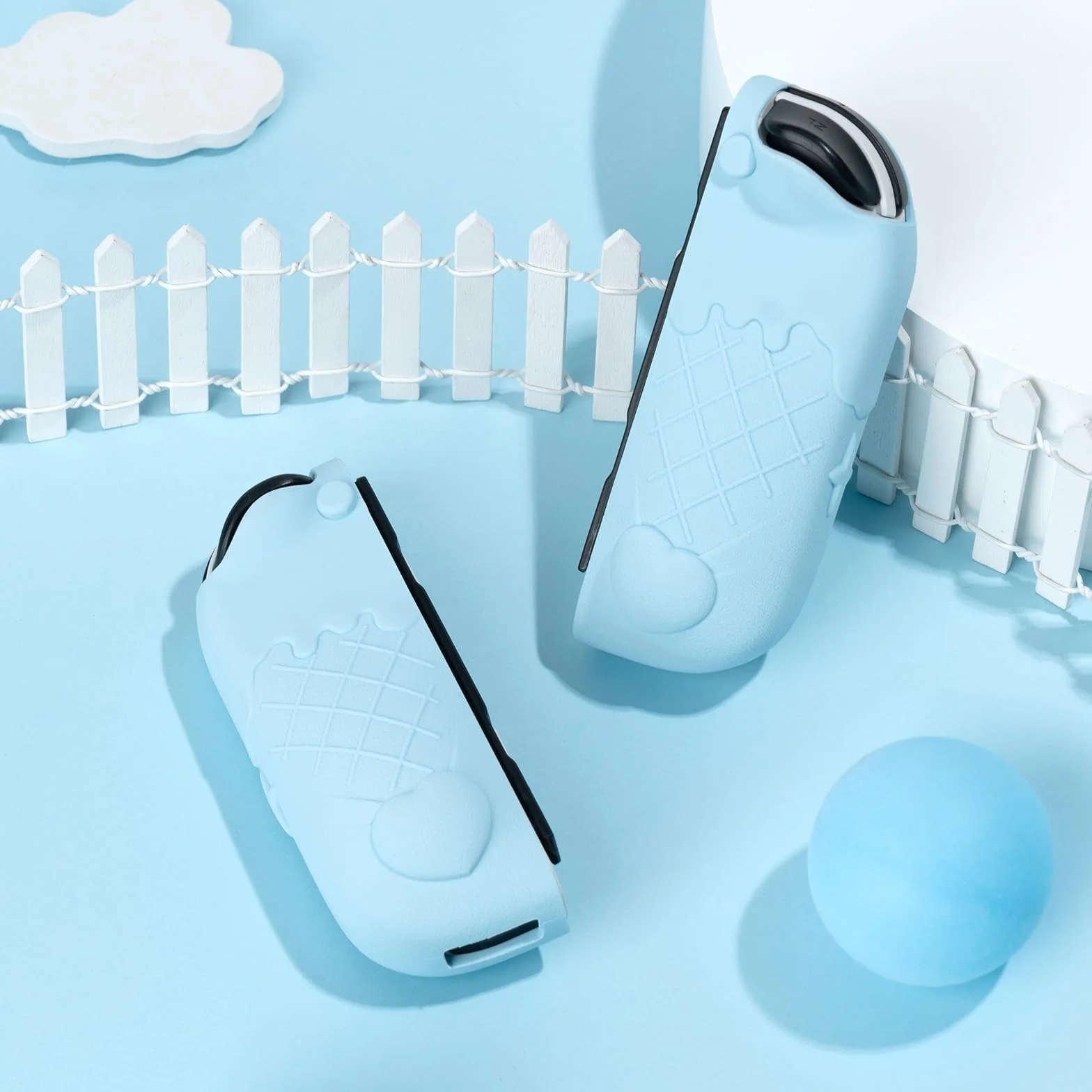 Kuitmor Etui ochronne do kontrolera Switch Joy Con, silikonowe odporne na zarysowania do Switch/OLED
