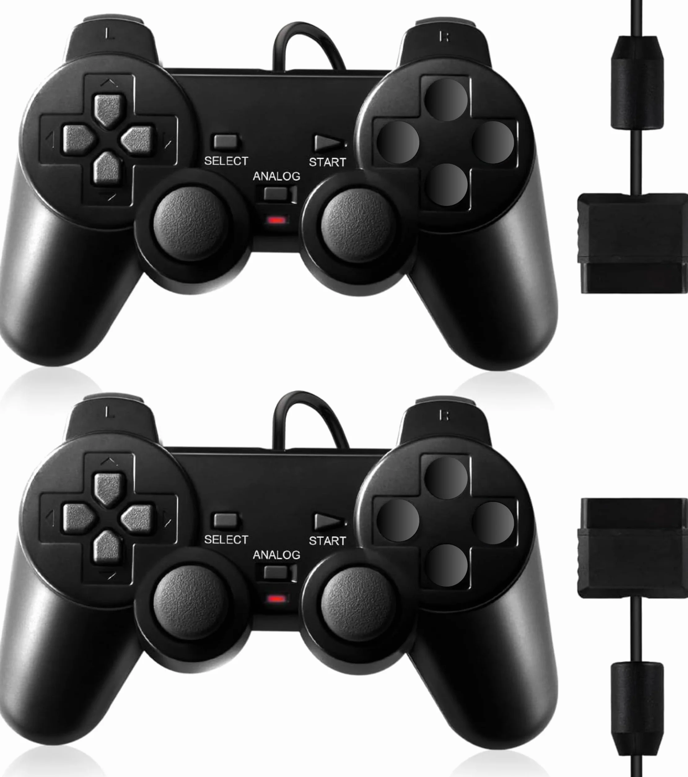 Kontroler PS2 Gamepad z kablem kompatybilny z PS1 PS one PSX
