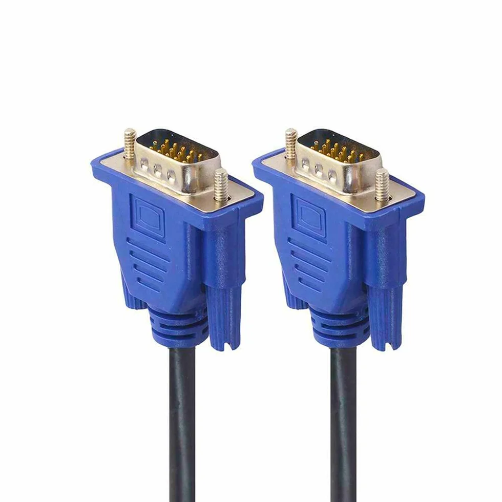 EKYLIN kabel VGA do VGA 1,5 m / 5 stóp VGA męski na męski kabel rozszerzenia wideo VGA adapter do komputera PC z monitorem z gniazdem VGA