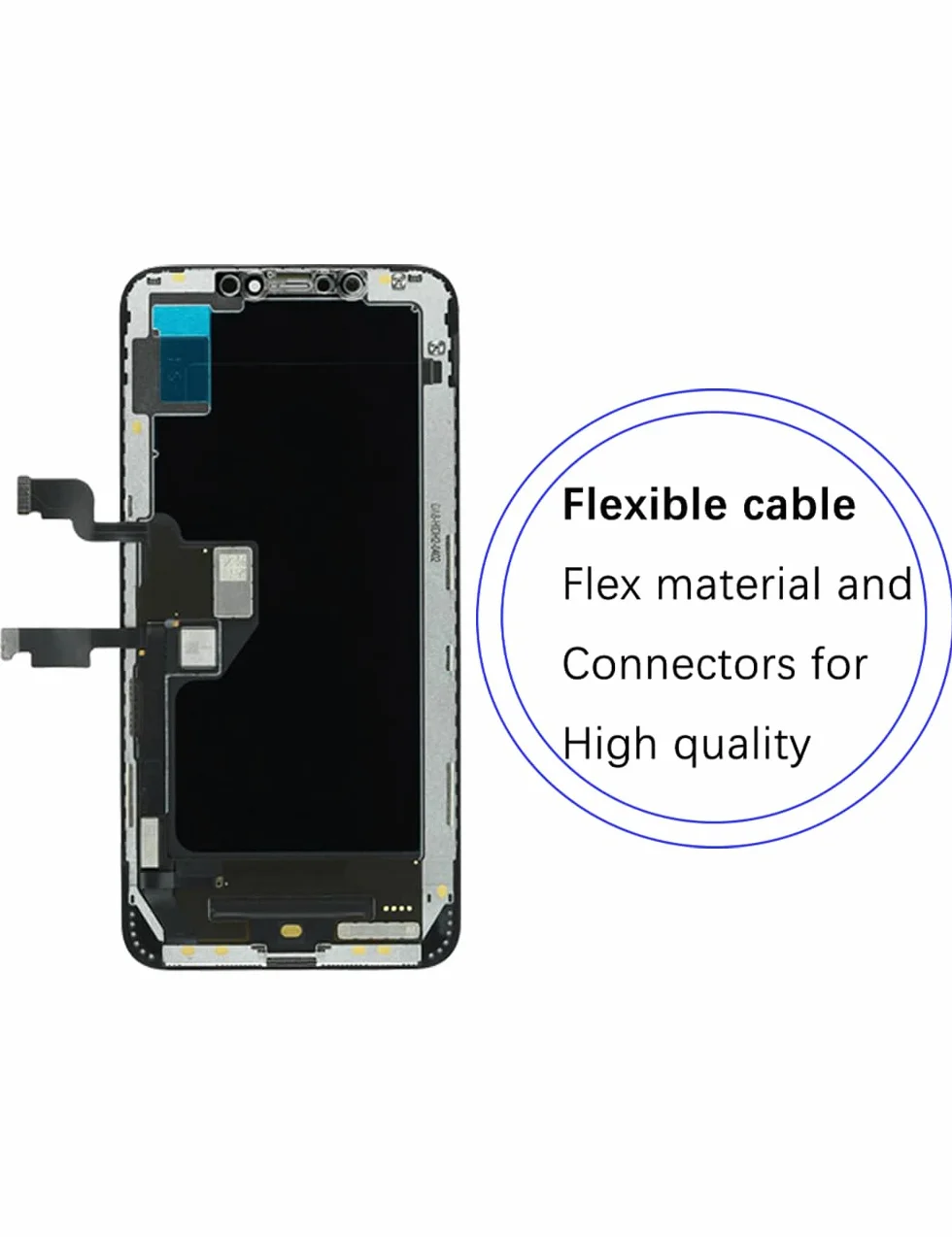Wyświetlacz do iPhone XS Max LCD zamiennik ekranu FHD ekran dotykowy 3D Touch Face ID Digitizer ramka montażowa, wodoodporna adhesive, zestawy naprawcze
