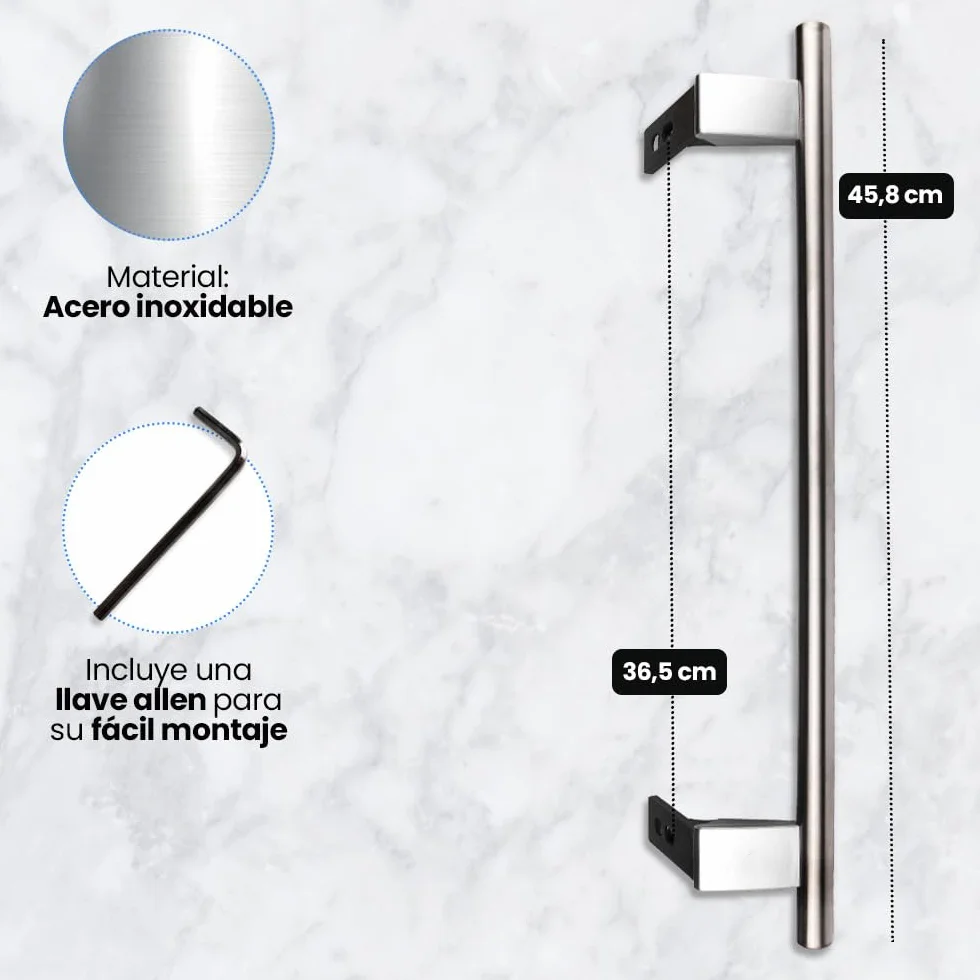 Uchwyt do lodówki Liebher ANAKEL HOME stal nierdzewna 45,8 cm
