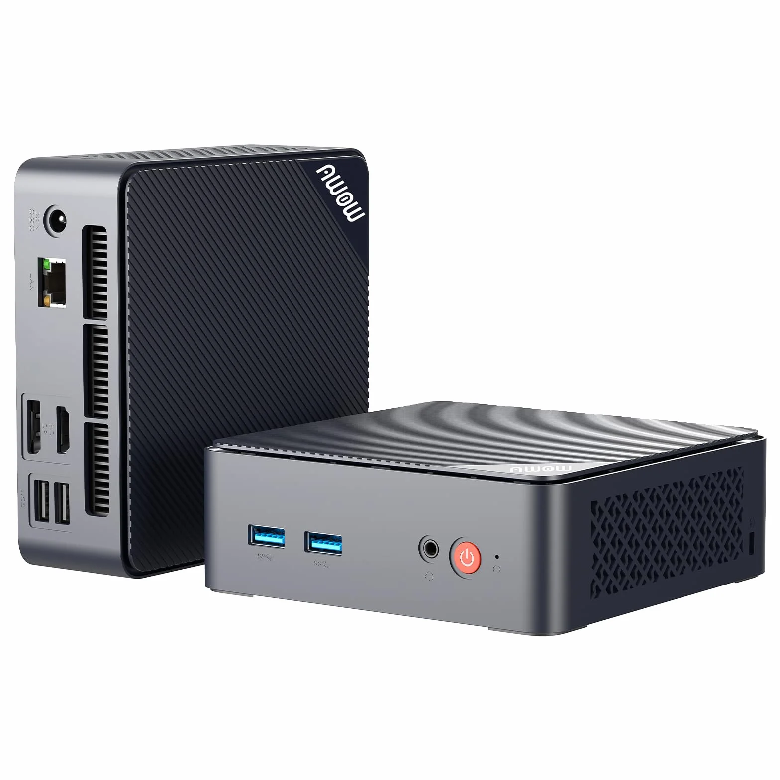 AWOW Mini PC Windows 11 Pro Gen12 N100 Quad Core 3,40 GHz, 16 GB DDR4 512 GB SSD mini komputer stacjonarny, Micro PC Dual Display HDMI DP 4K 60Hz RJ45 Gigabit Ethernet, WiFi5