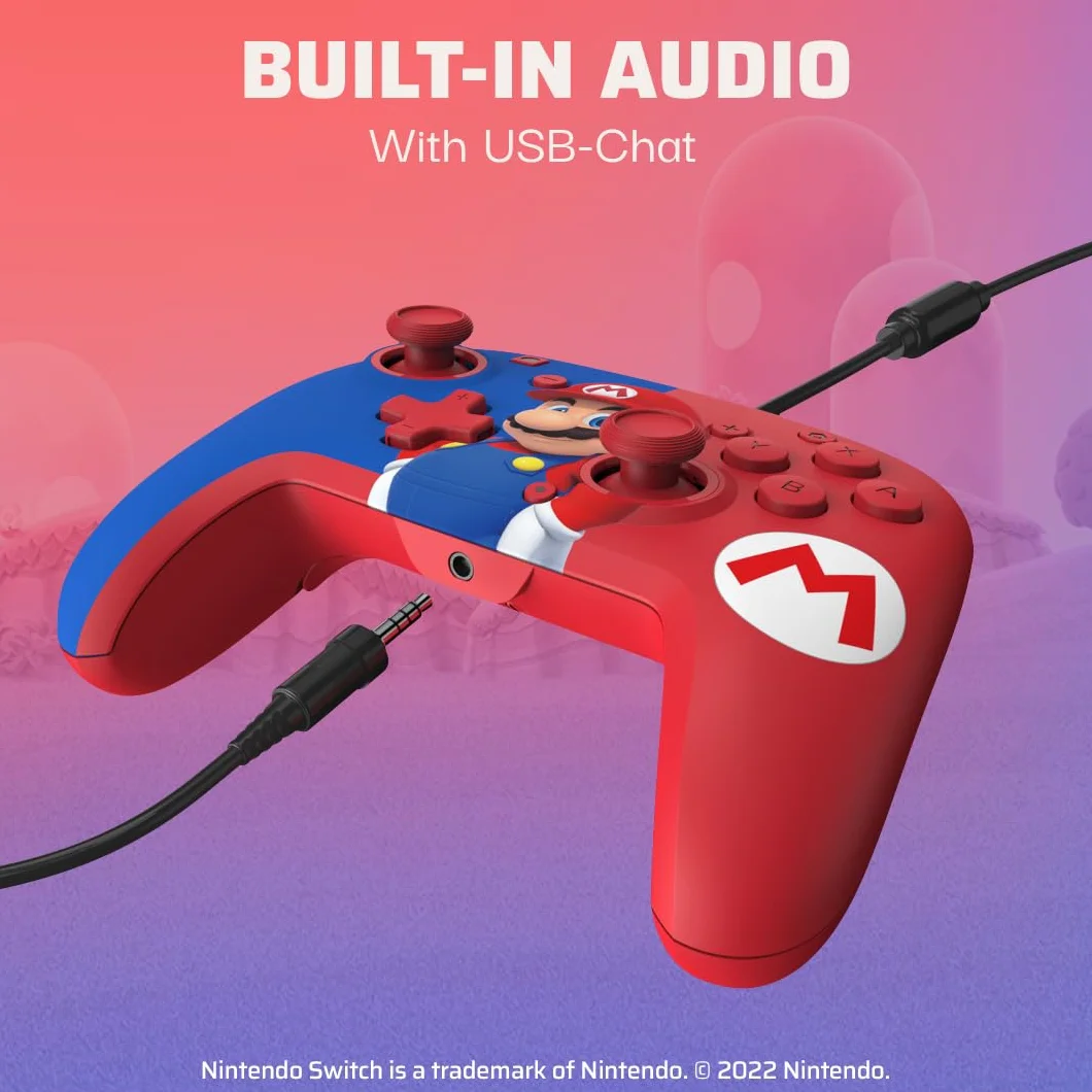PDP Gaming Officially Licensed Mario Bundle for Switch Works with Switch OLED & Lite
