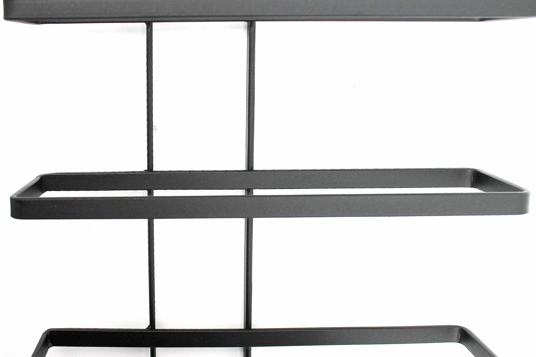 DanDiBo Stojak na wino metalowy czarny 116 cm na 10 butelek