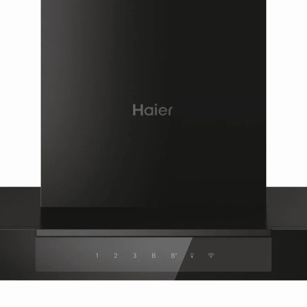 Haier I-LINK HATS6DS46BWIFI okap ścienny 60 cm dotykowy 5 poziomów mocy Booster timer Wi-Fi czarny
