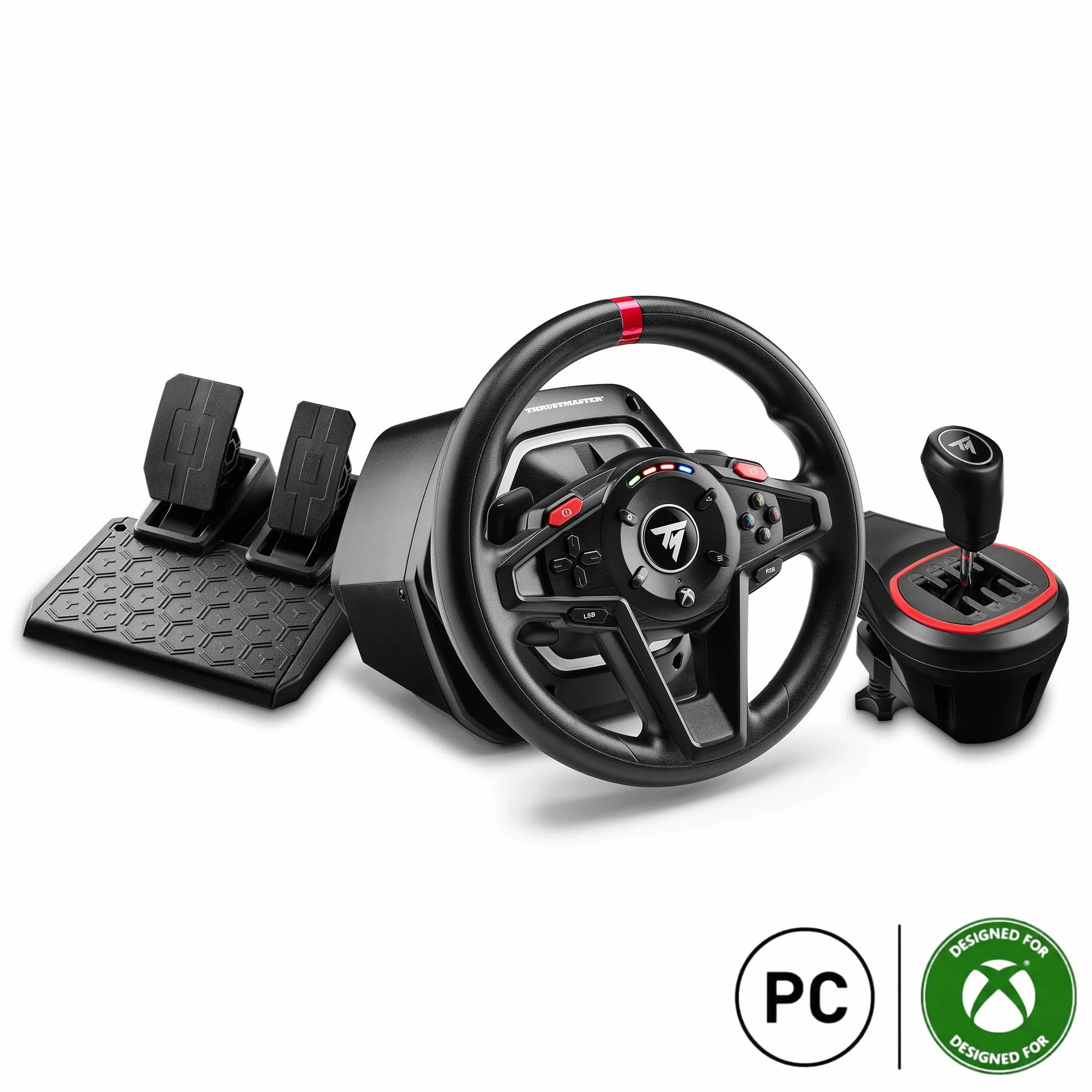 Thrustmaster T128 Shifter Pack, Kierownica Wyścigowa T128 i TH8S Shifter Add-On, Zgodność z Xbox i PC