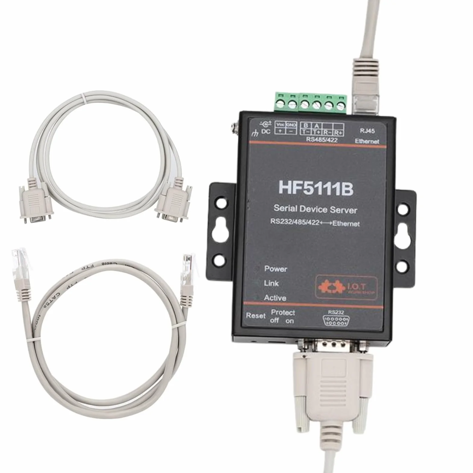 HF-5111B serwer szeregowy, serwer sieci szeregowej 3 w 1 RJ45 RS232/RS485/RS422 do serwera Ethernet Serial Server DTU