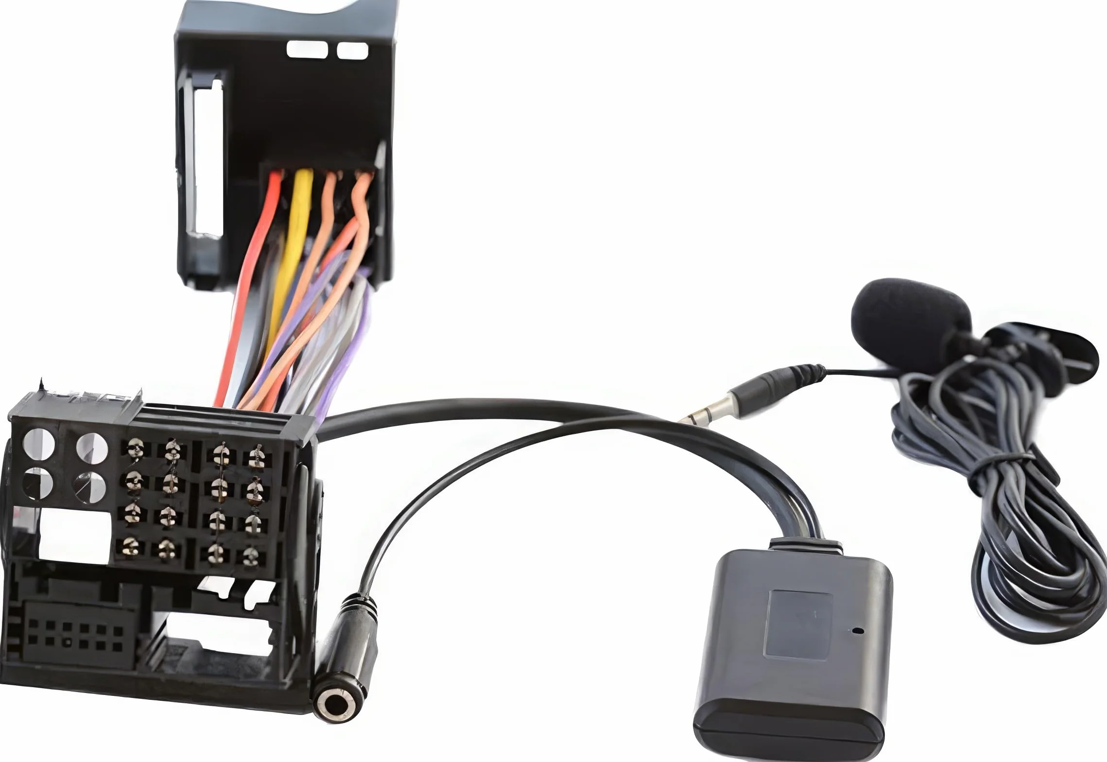Riloer Adapter Bluetooth Audio AUX z mikrofonem, pasuje do BMVV Z4 (E85/E86), X3 (E83), Mini Coopera (R50/JCW), Mini Coopera S R53