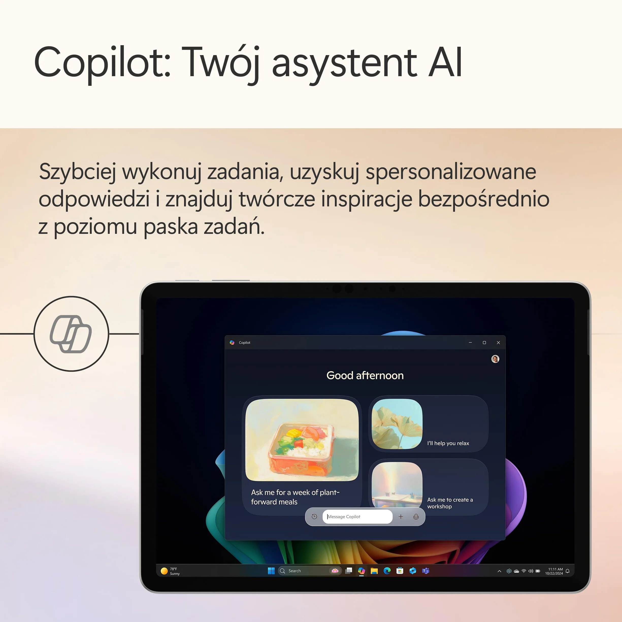 Microsoft Surface Pro | Copilot+ PC | 12-calowy ekran dotykowy LCD | Snapdragon® X Plus | 16 GB pamięci RAM | 512 GB SSD | Najnowszy model, 1. edycja | Platyna