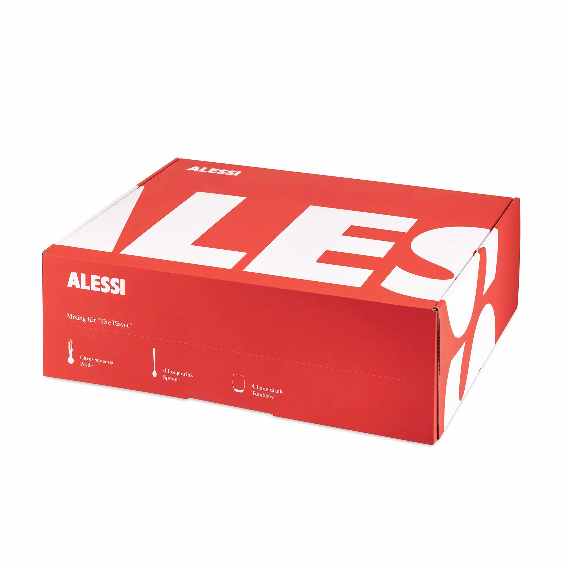 Alessi Akcesoria koktajlowe, stal nierdzewna 18/10