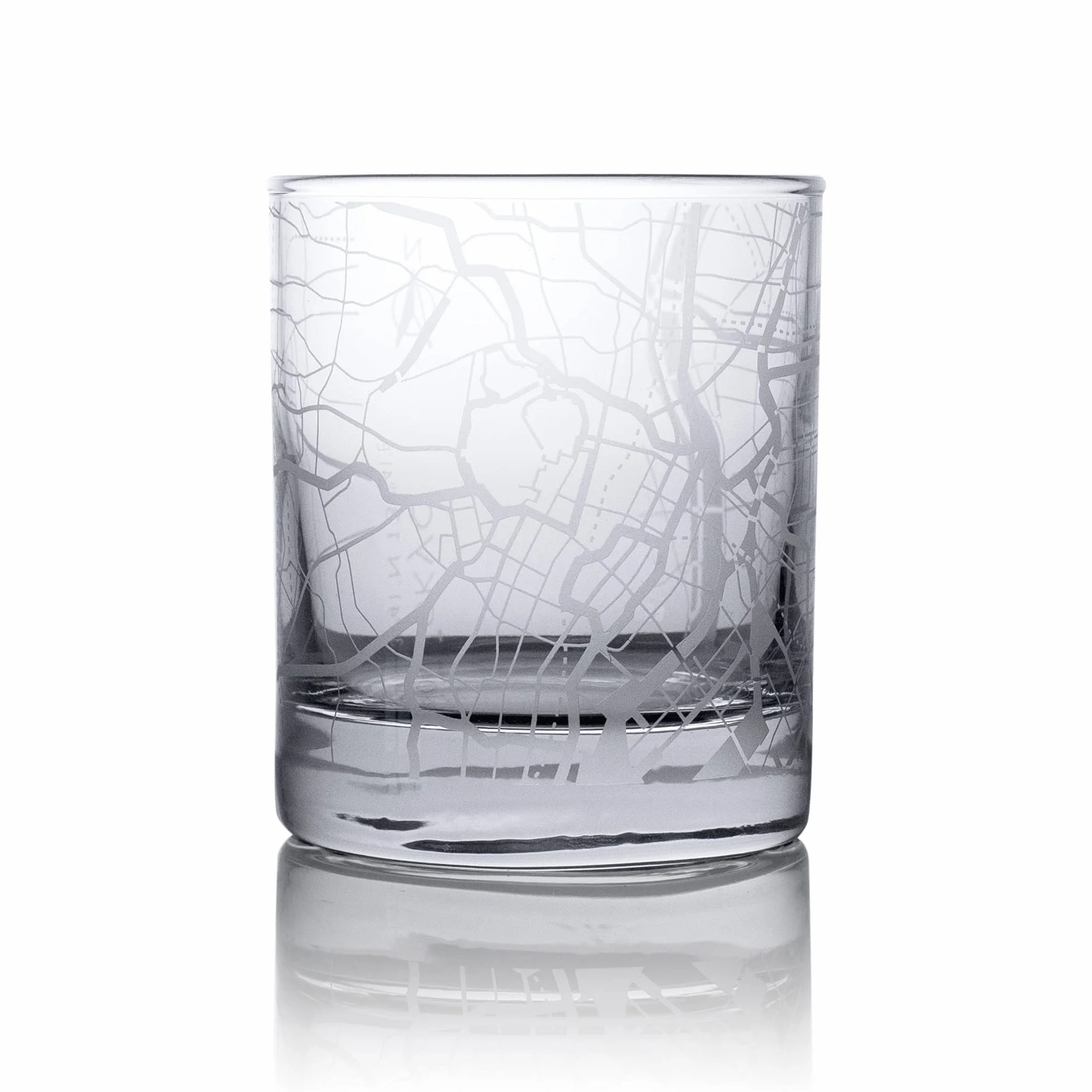 Mapa miasta Tokio szklanka do whisky, wyjątkowy prezent, 300 ml
