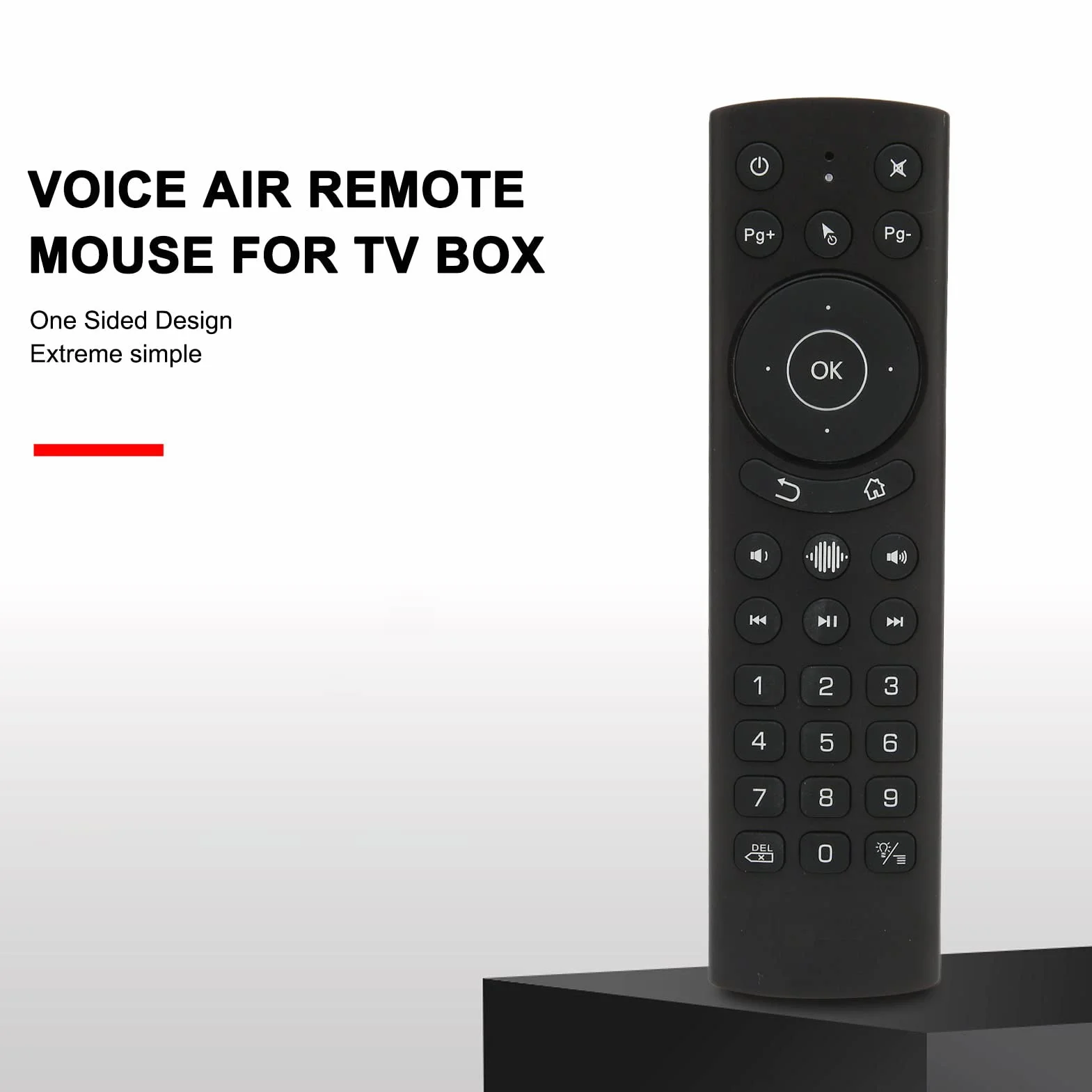 G20S Pro Voice Air Remote, Nauka IR, Bezprzewodowa Klawiatura z Podświetleniem USB z żyroskopem do TV Box, PC, Smart TV, Protector, HTPC Itp.(G20S PRO)