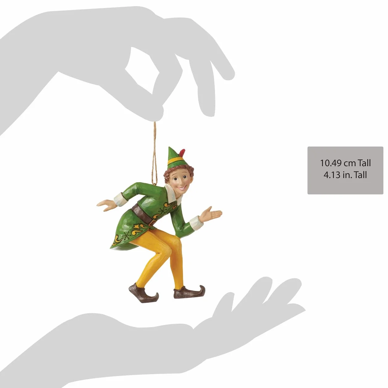 Jim Shore Buddy Elf Crouching Ho wisząca ozdoba