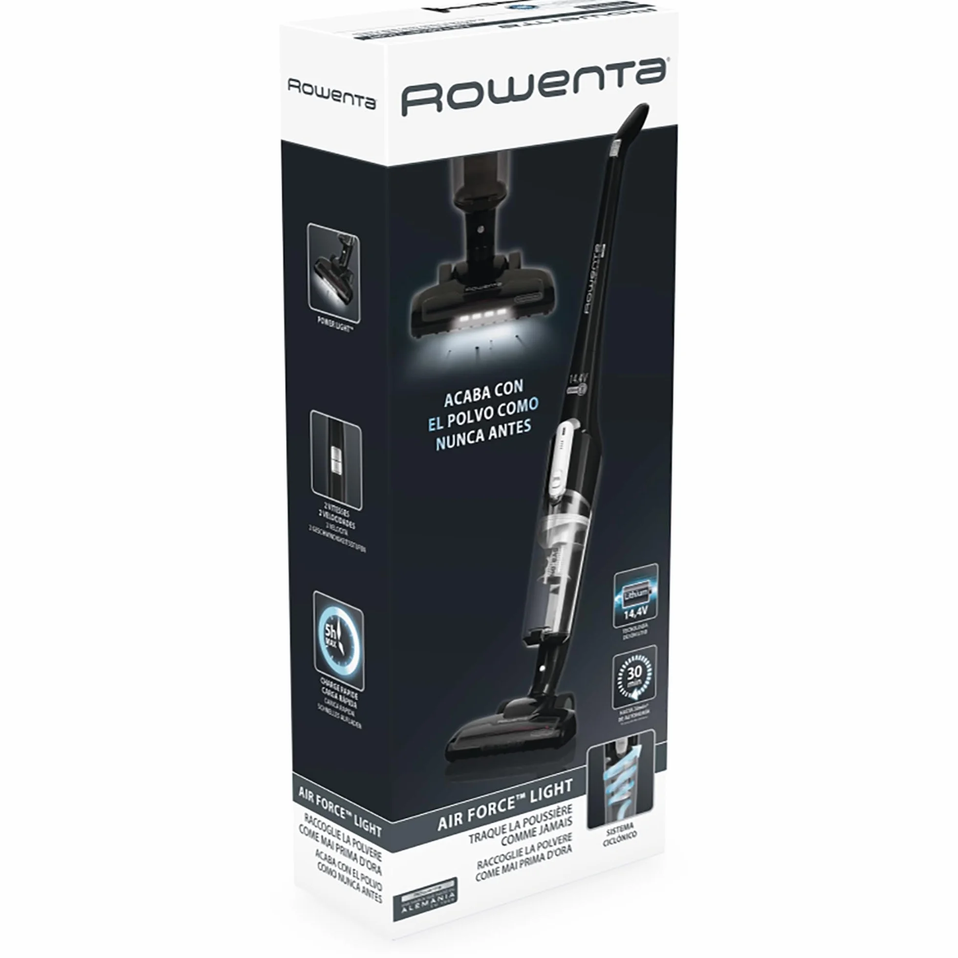 Rowenta RH6545 Air Force Light odkurzacz bezprzewodowy 14,4 V LED
