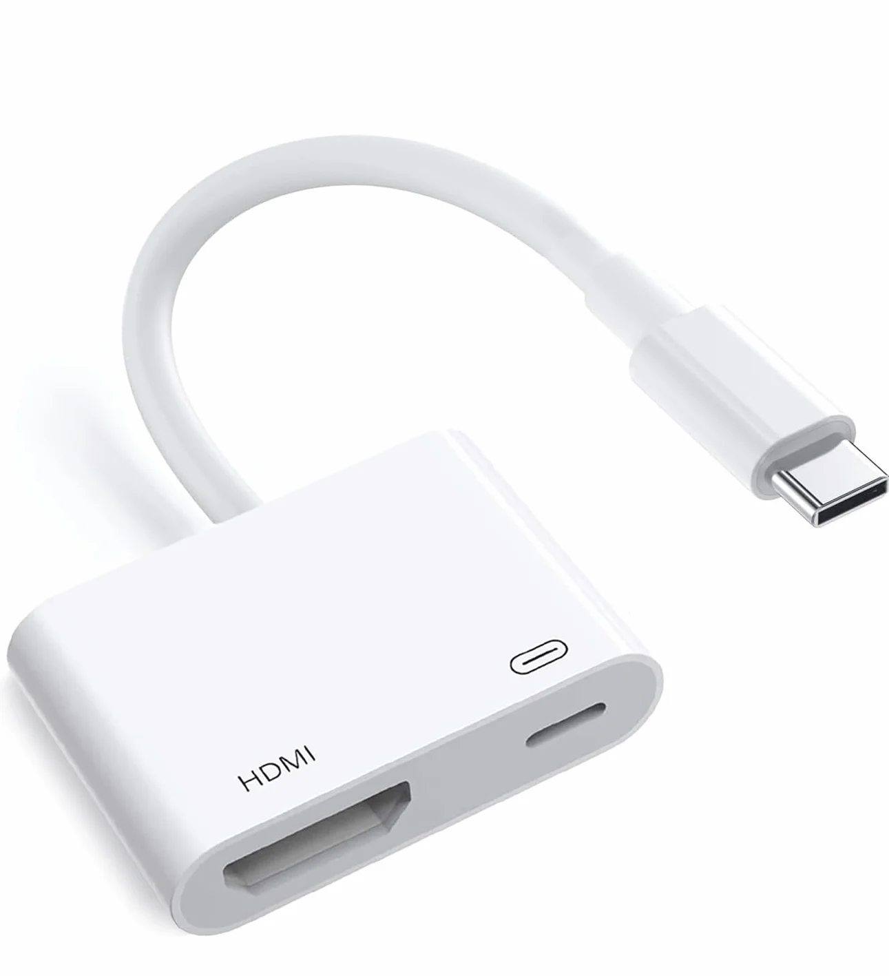 Adapter USB-C na HDMI 4K/60Hz dla iPhone 15 16, MacBook Pro Air, iPad Pro, kabel USB 3.1 typu C Digital AV HDMI 2.0 kompatybilny z Samsung Galaxy S25/S24/S23/S22, Pixelbook, XPS i więcej