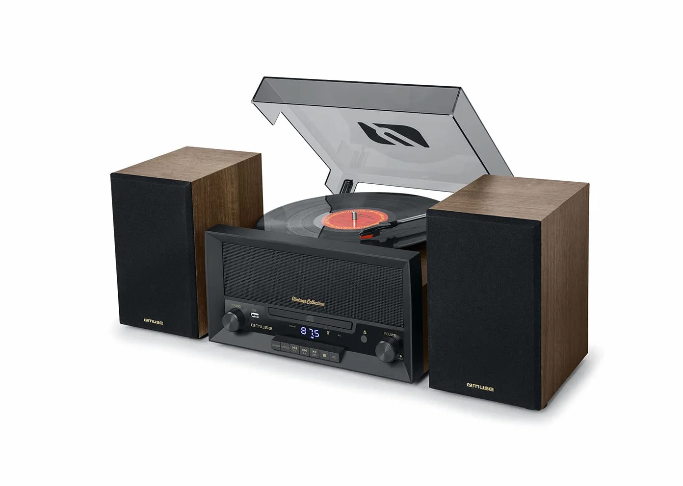 MUSE MT-120 MB Mikrosystem stereo z głośnikami