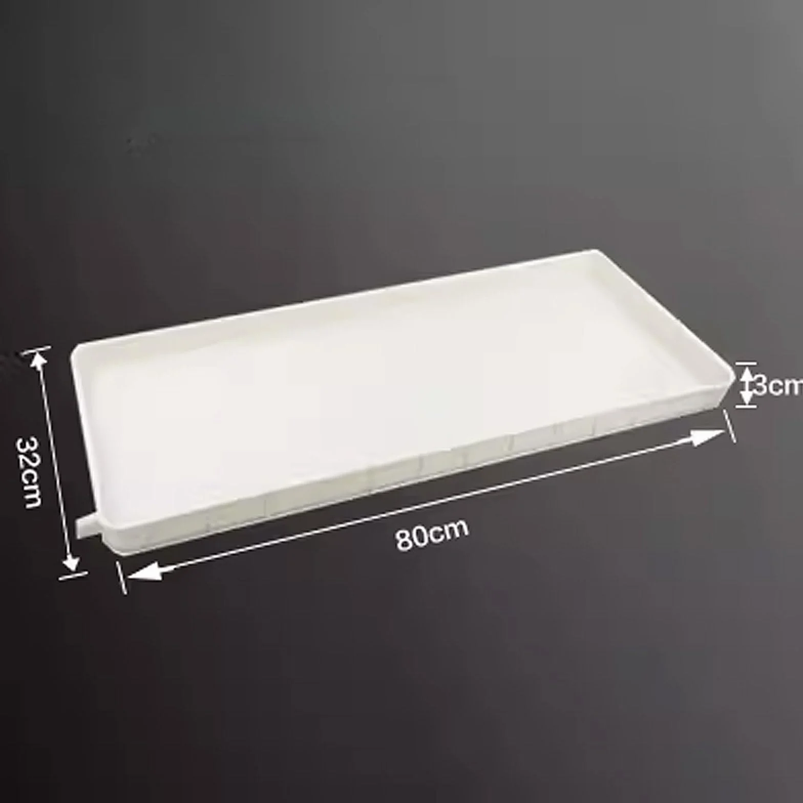 Taca Ociekowa Taca Odzyskiwania Kondensatu Taca Na Wodę Klimatyzatora Taca Ociekowa Klimatyzatora, Skropliny Plastikowa Taca Ociekowa, Klimatyzatora Okiennego (Size : 80 * 32 * 3cm)