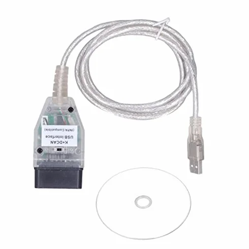 Ulepszony Kabel Narzędzi Diagnostyki Samochodu z Przełącznikiem dla E81 E82 E83 E87 E88 2004-2011 - K+DCAN OBD2 Kabel Interfejsu USB dla Serii 1 i 3 E90 E92 E93 E93