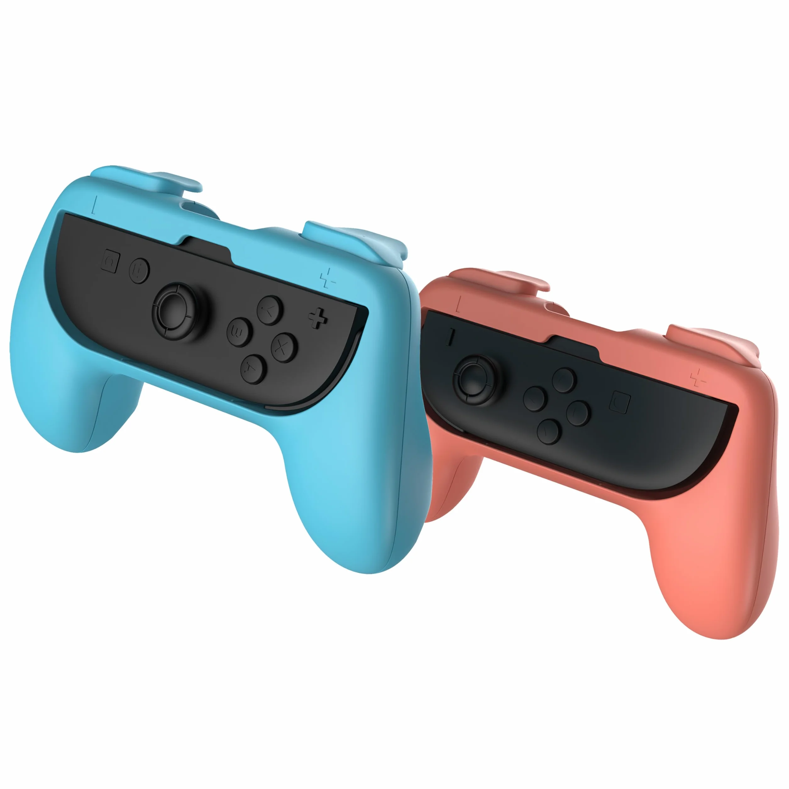 Subsonic - Subsonic Pack 2 uchwyty do Joy-con dla Nintendo Switch i Nintendo Switch 2 niebiesko-czerwony