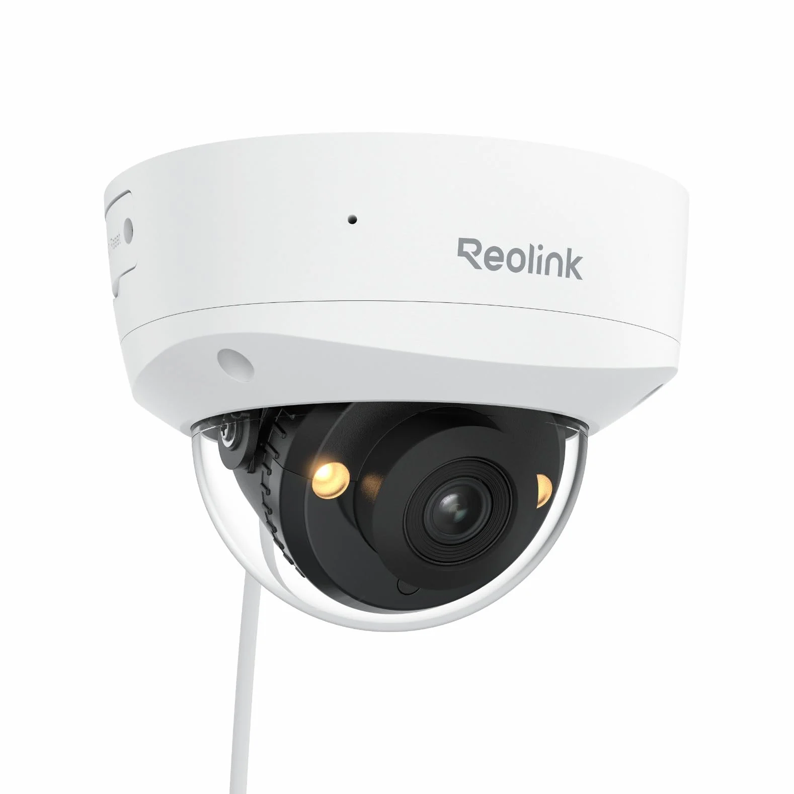 Reolink 4K UHD PoE Security Camera, wandaloodporna IK10, kolorowy noktowizor, inteligentne wykrywanie osób/pojazdów/zwierząt, dwukierunkowe audio, wyposażona w obrotowy uchwyt wewnętrzny, RLC-840A