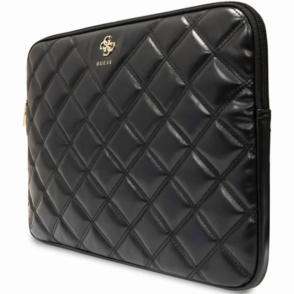 CG Mobile Guess Sleeve GUCS14ZPSQSSGK 14" czarny pikowany 4G, czarny