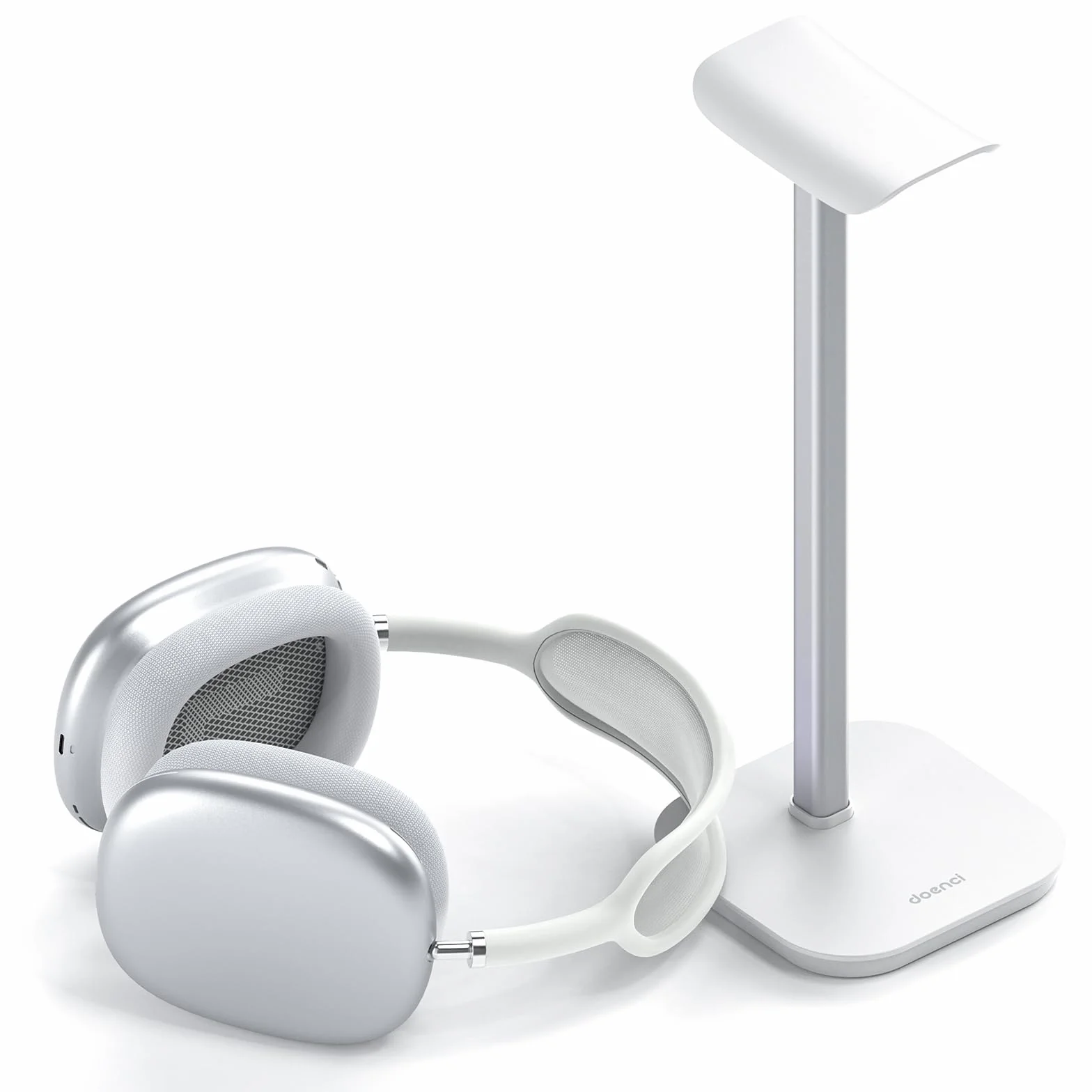 Uchwyt na słuchawki, stojak na słuchawki do wszystkich słuchawek Bluetooth z górnym uchem, uniwersalny uchwyt na słuchawki z ważoną podstawą + aluminiowa rurka, uchwyt na słuchawki gamingowe