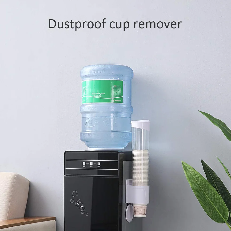 Dozownik kubkow papierowych na ścianę plastikowy 7,5 cm 60-80 filiżanek