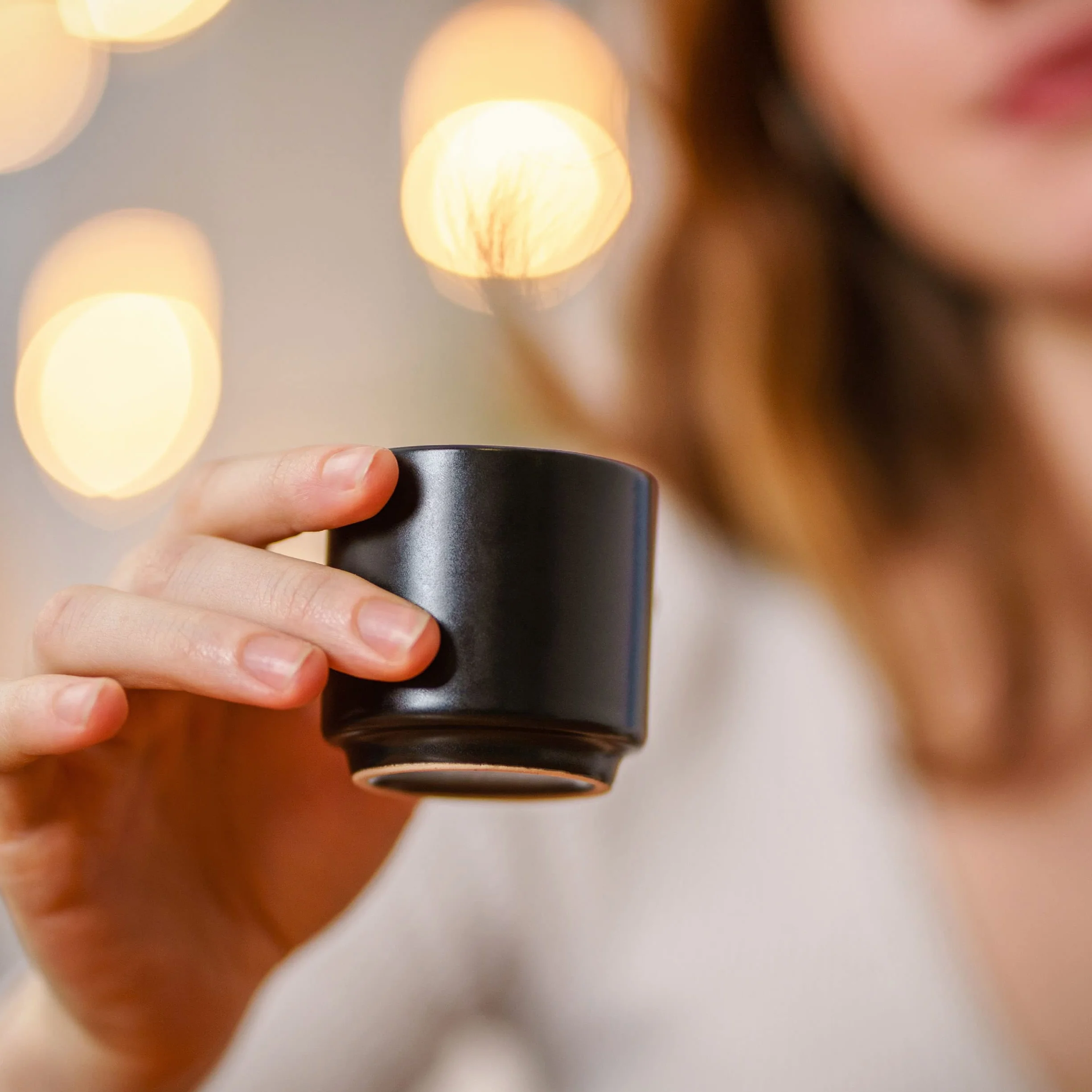 Cosumy Filiżanki do Espresso Ceramiczne Zestaw 4 Sztuk 70 ml Do Zmywarki