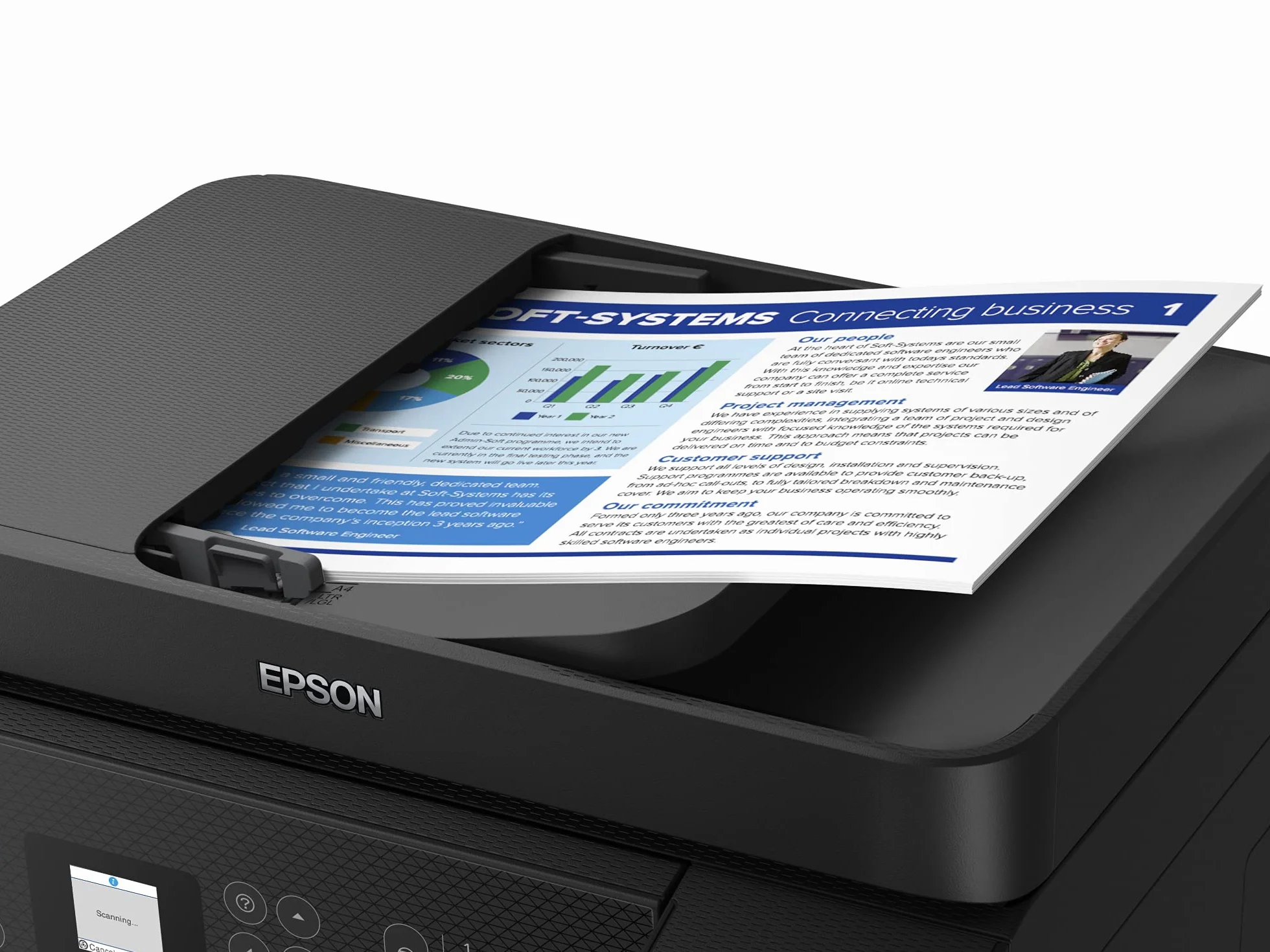 Epson EcoTank ET-4800 Atramentowa A4 5760 x 1440 DPI 33 stron/min Wi-Fi