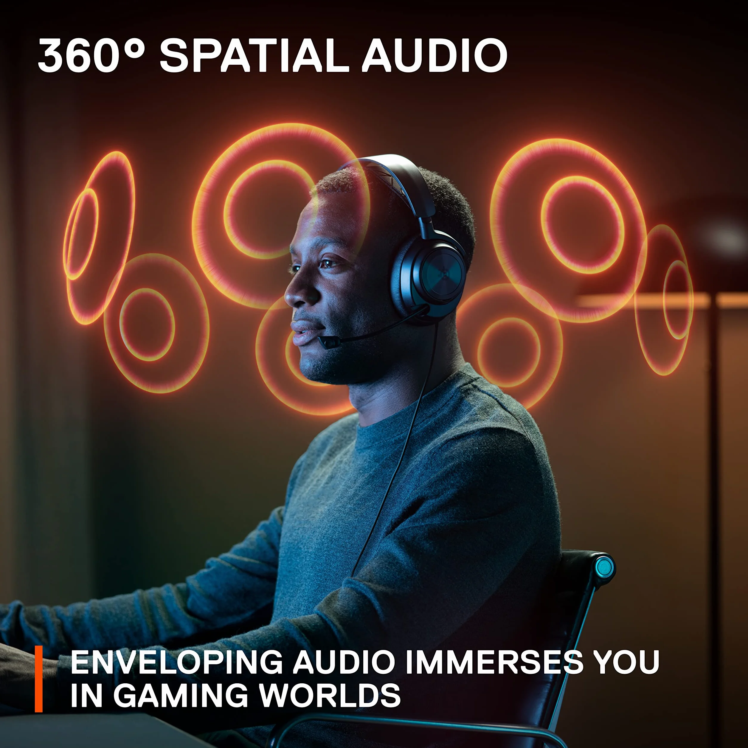 SteelSeries Arctis Nova Pro wielosystemowy zestaw słuchawkowy do gier, GameDAC Gen 2, ESS Sabre Quad-DAC, dźwięk przestrzenny 360°