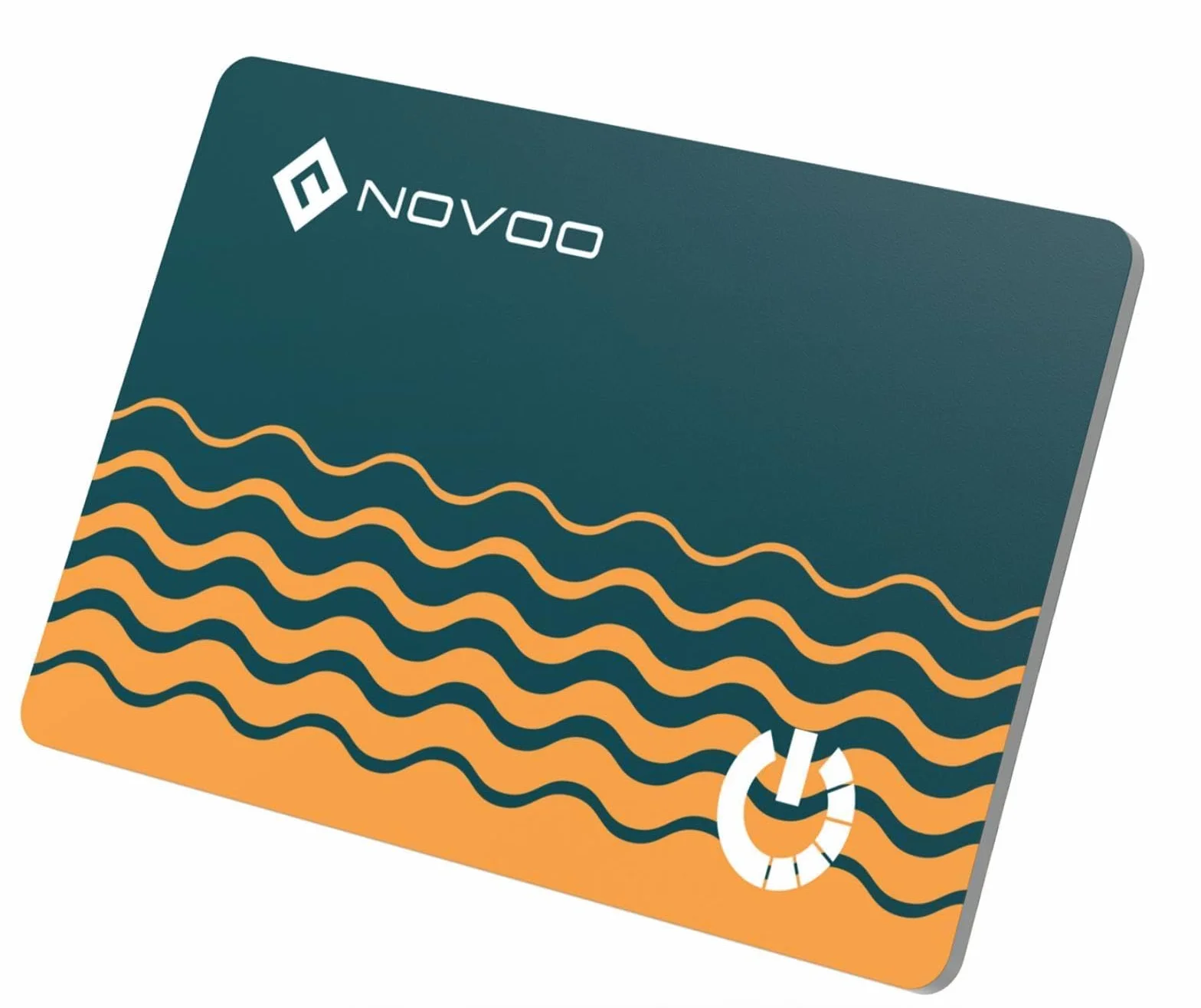 NOVOO Air Tag Wallet Tracker Cienki 1,6 mm, Smart Card Slim, bateria 6 lat, wodoodporna IP68, kompatybilna z Apple Where is (iOS), Bluetooth GPS, lokalizator portfela, walizki, paszportu
