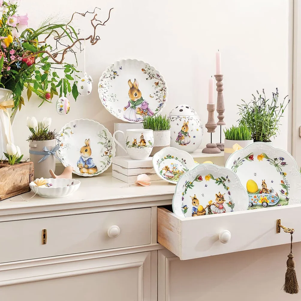 Villeroy und Boch Spring Fantasy duża, Emma, miska na słodycze, porcelana premium, 30 x 6 cm, kolorowa, 30 x 6 cm