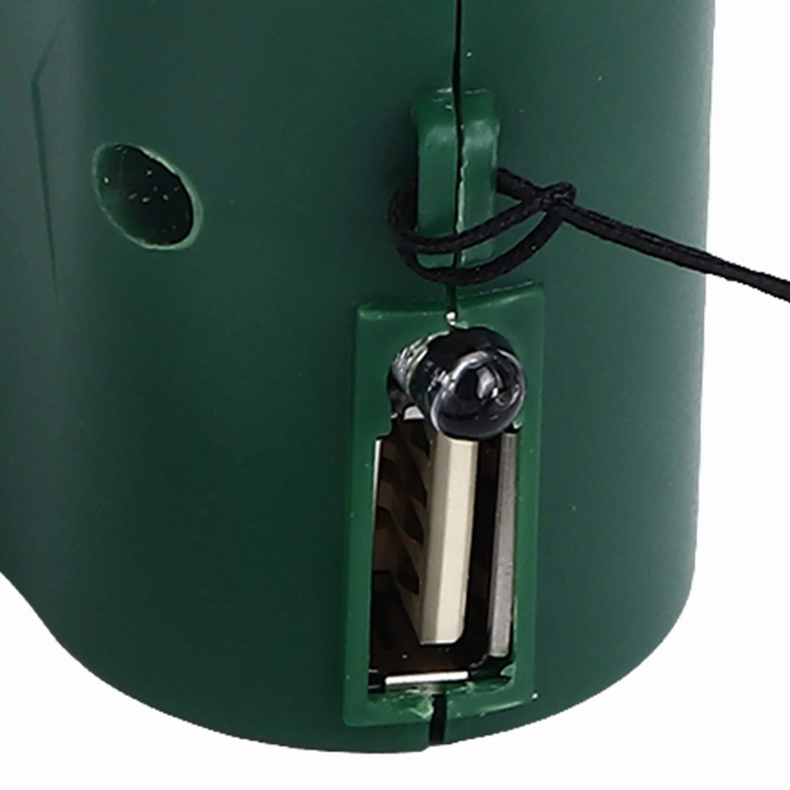 Ładowarka ręczna z korbą USB, przenośny generator prądu awaryjnego z oświetleniem LED do wędrówek na świeżym powietrzu (zielona)