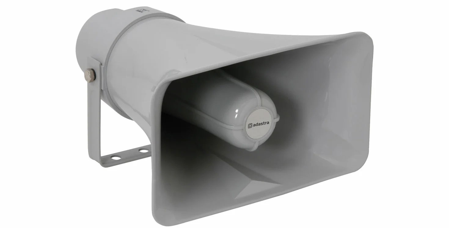Adastra | Aktywny głośnik rogowy odporny na warunki atmosferyczne | 25 W