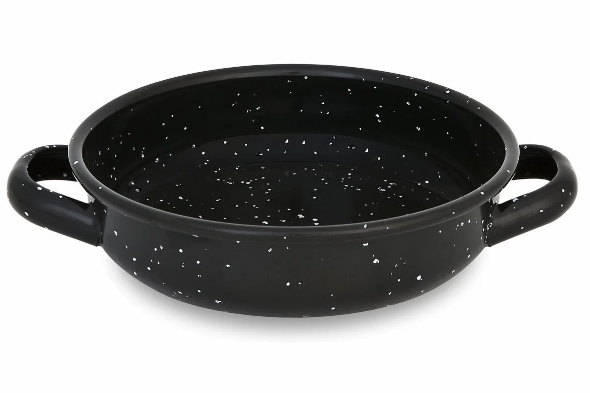 Menax - Patelnia do Paelli na Przystawki - Patelnia do Paelli - Stal Stopowa - Zestaw 6 Sztuk - 18 cm