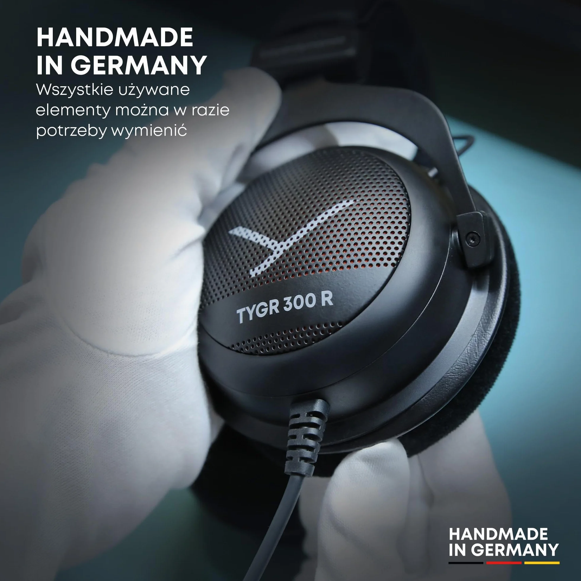 beyerdynamic TYGR 300 R słuchawki, otwarte słuchawki do gier, przewodowe, czarne, odpowiednie do konsoli PS4, PC, Xbox, Nintendo i Mac...