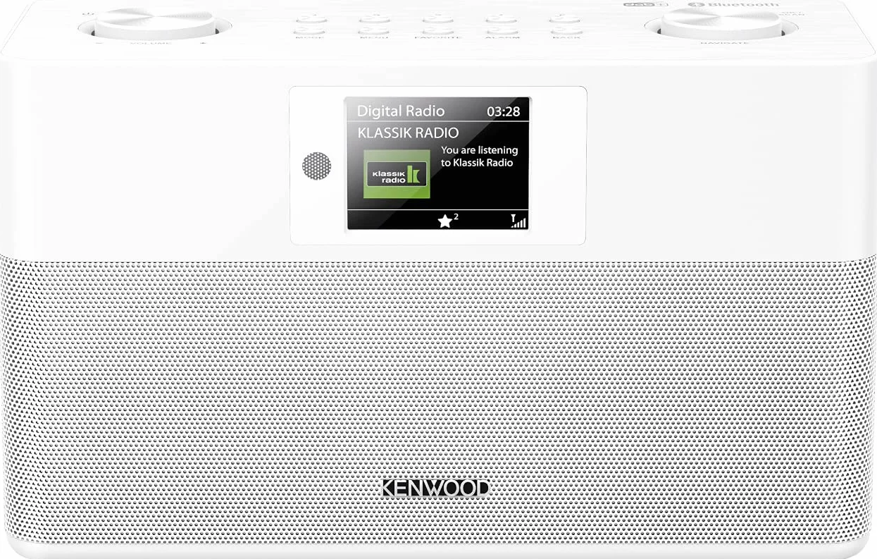 Kenwood CR-ST80DAB-W Głośnik Bluetooth, Biały, 2 x 10 W