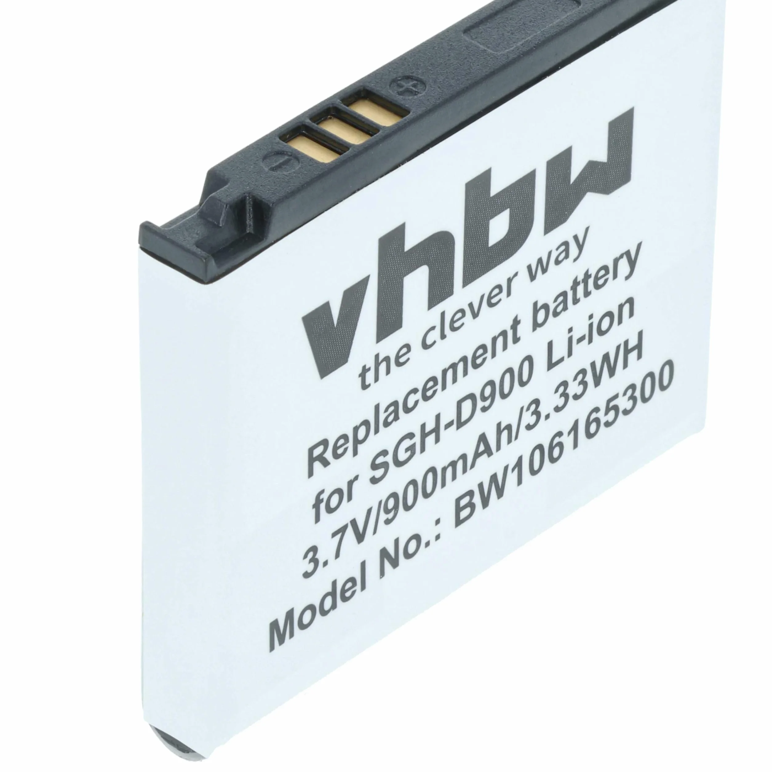 vhbw bateria nadaje się do SAMSUNG SGH-D900e SGH-D 900e telefon komórkowy smartfon zastąpiony Samsung AB503442CE, AB503442CU(600mAh, 3,7V, Li-Ion)