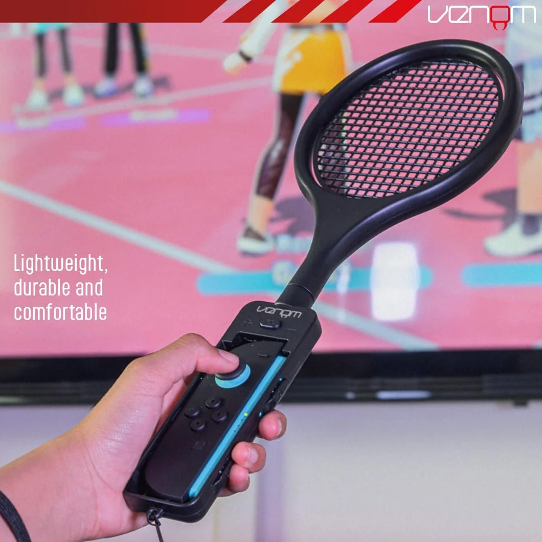 Venom Zestaw sportowy 10-w-1 do Nintendo Switch 2 | Kierownice, kije golfowe, rakiety tenisowe, miecze i paski na nogi do Joy-Con